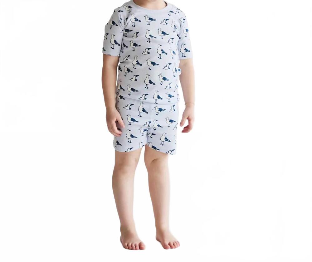 NEW LEWIS kid's pajama set in seagull